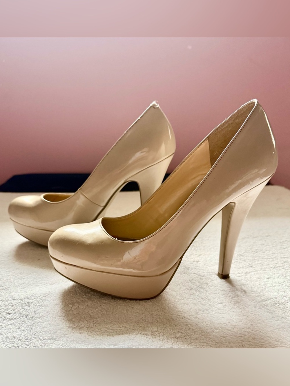 Y2K Platform Nude Pump